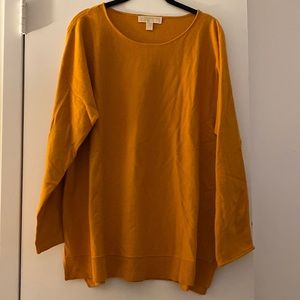 Mustard yellow Michael Kors sweater